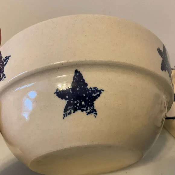 Vintage At Home American Marshall Pottery Serving Bowl - Picture 11 of 16